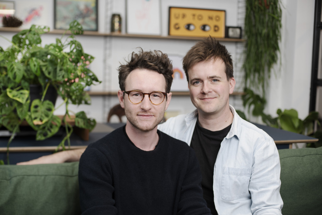 Above: Jamie Mitchell and Mark Callaby, co-founders of Ohh Deer.