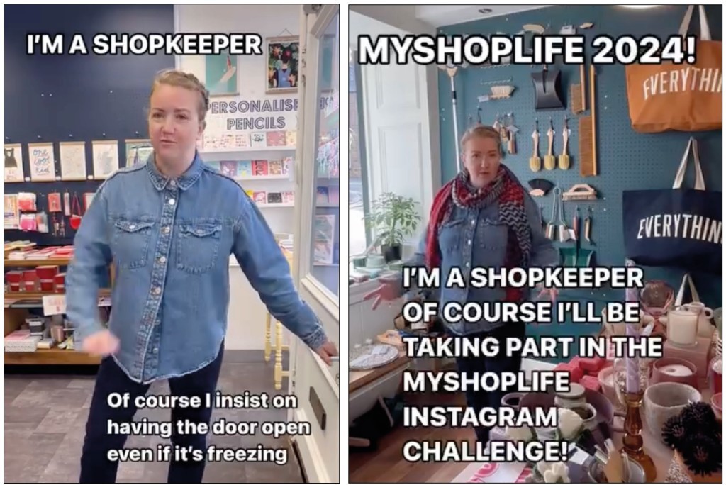 Above: Life as a shopkeeper has lots of quirks!
