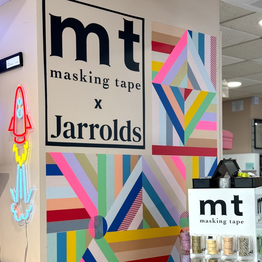 Above: As well as in-store displays, Jarrolds is hosting workshops showing customers how they can ue mt Masking Tape.