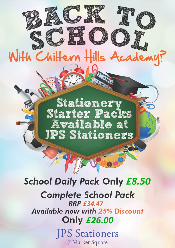 Above: JPS Stationers works closely with local schools on promotions.