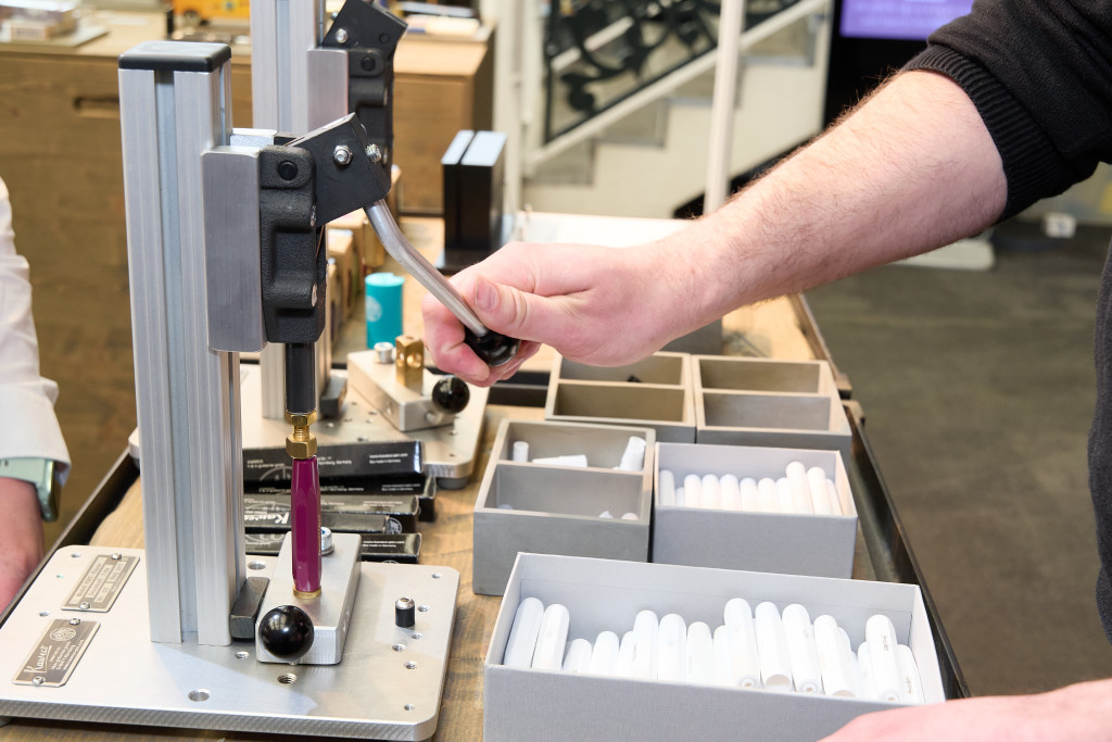 Above: Visitors to the Studio Pens stand will be able to make their own Kaweco DIY Sport.