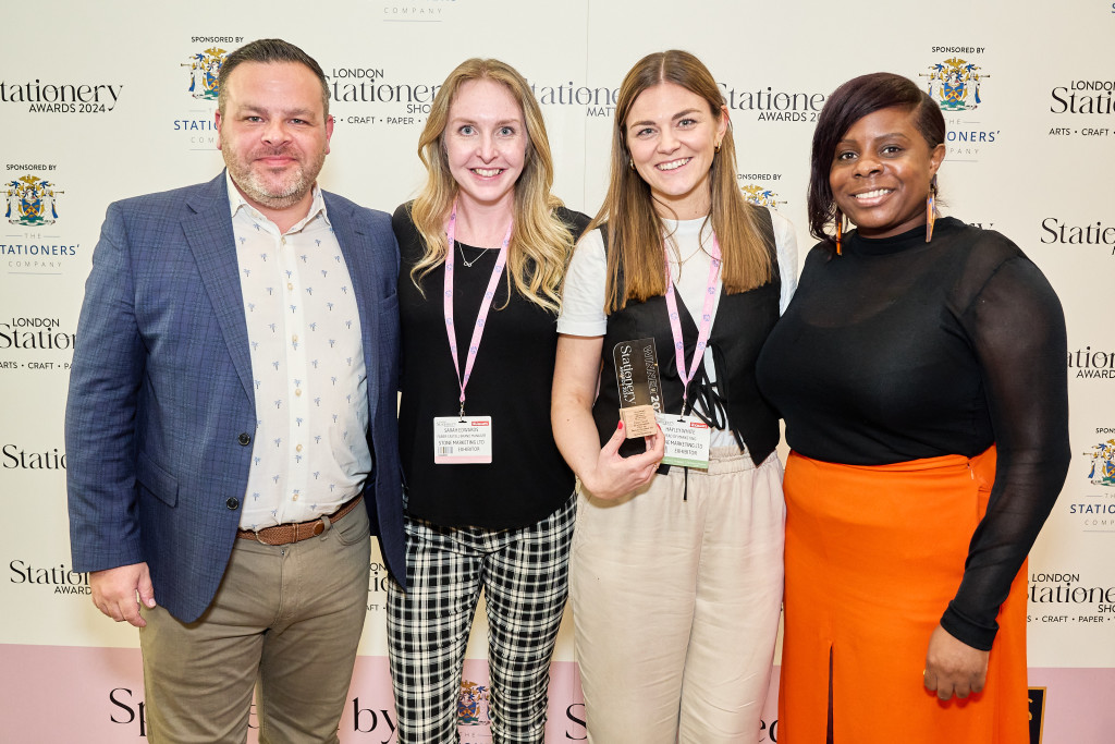 Above: Stone Marketing’s Sarah Edwards and Hayley Ripley with Max Publishing’s Rob Willis and Chantelle White.