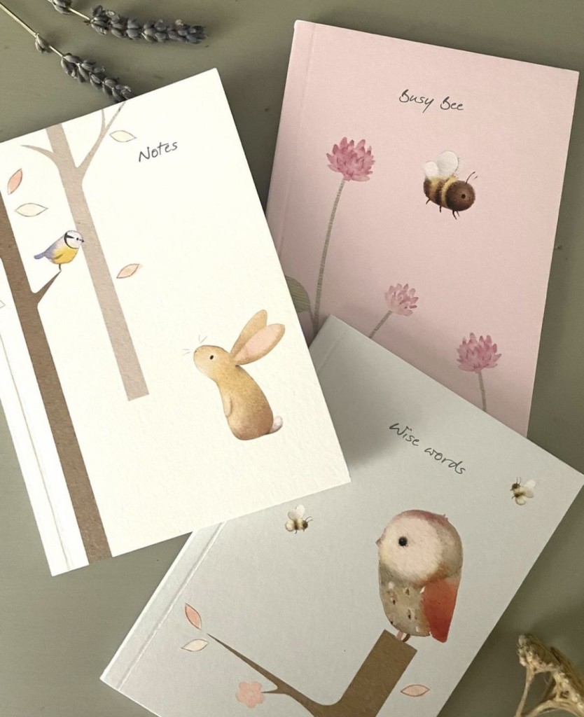 Above: As well as greeting cards, Ginger Betty also has stationery in its range.