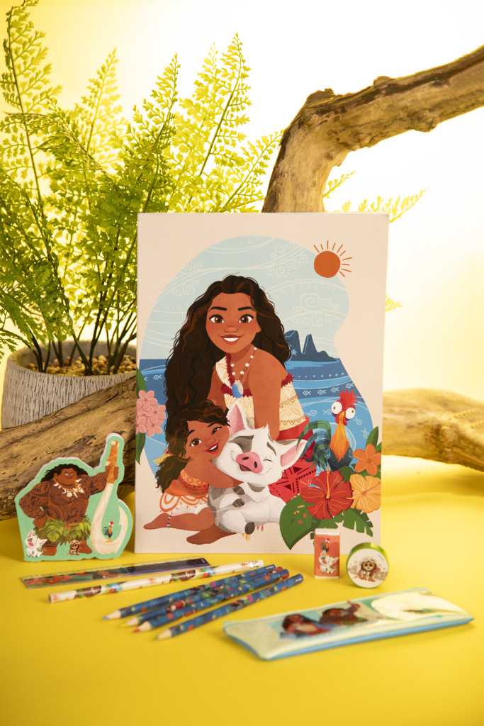 Above: Sambro is launching stationery sets for the new Moana 2 film