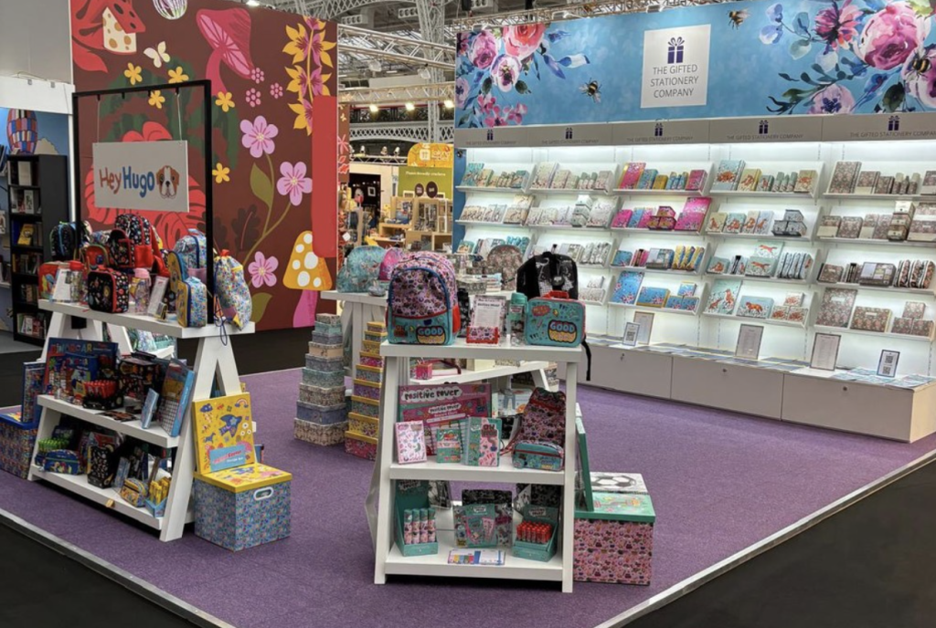  Above: The Gifted Stationery Company stand at the recent Top Drawer.