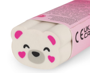 Above: A beary cute eraser from the Valentine’s collection.