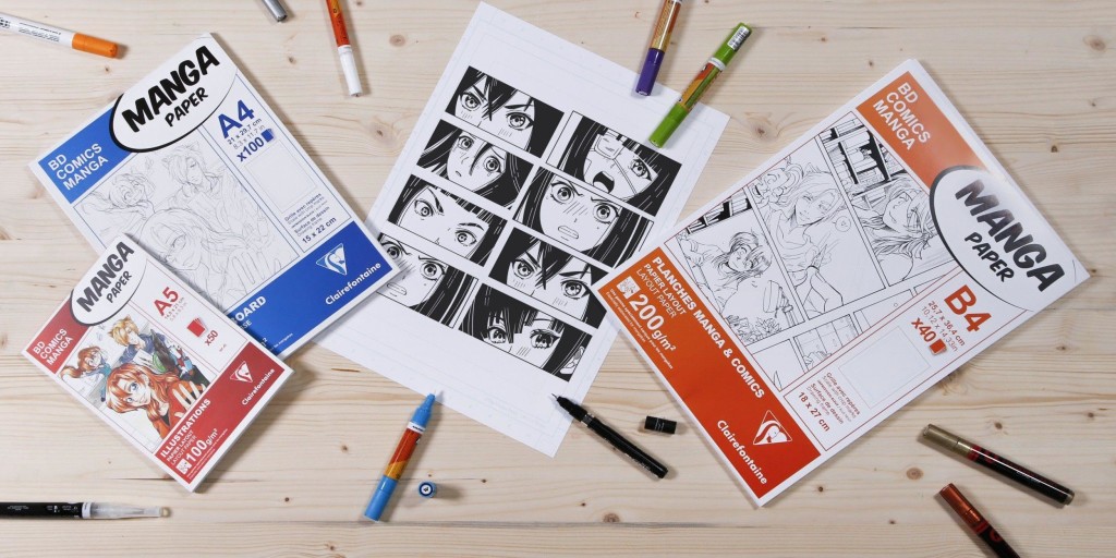 Above: Manga art is a growing segment for Clairefontaine.