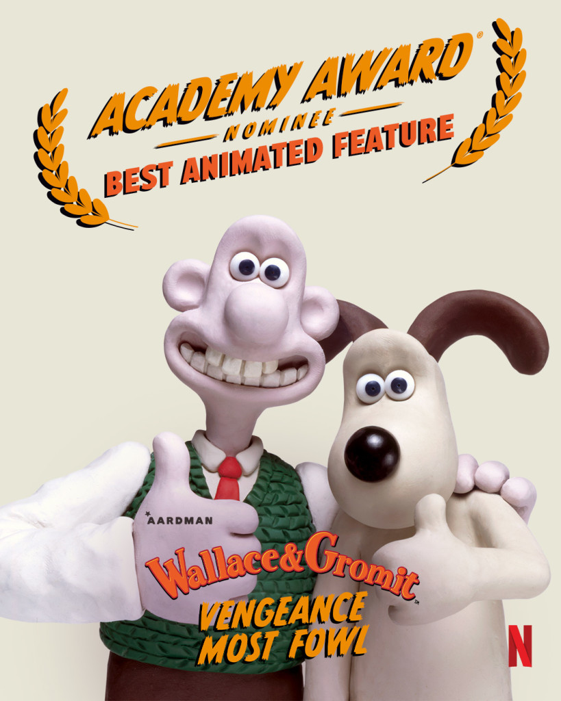 Above: The new Wallace & Gromit film Vengeance Most Fowl.