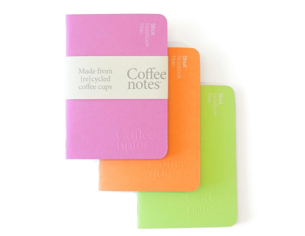 Above: Coffeenotes’ tutti frutti notebooks.