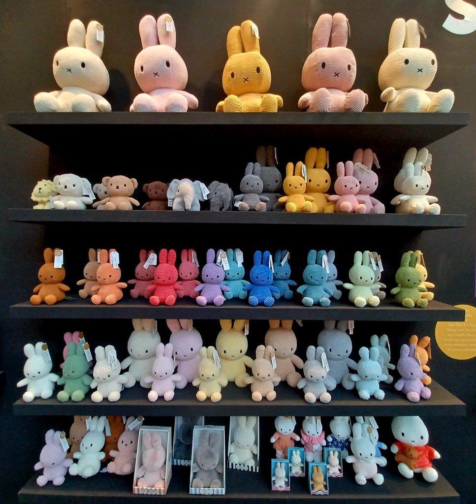 Above: Colourwise, Miffy has evolved in the plush category.