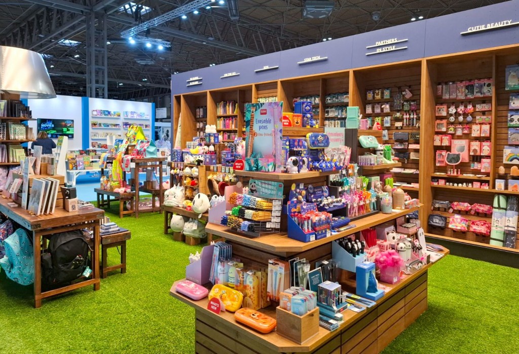 Above: The Legami stand at Spring Fair showcased the new launches and much more.