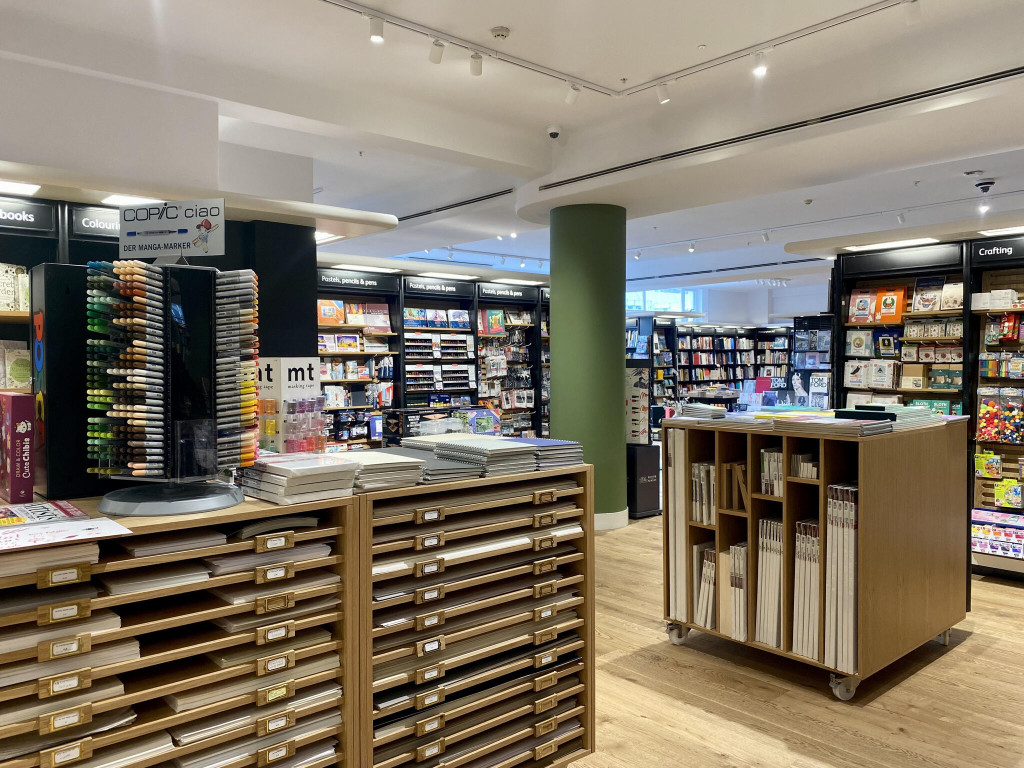 Above: The Art Shop at Piccadilly.