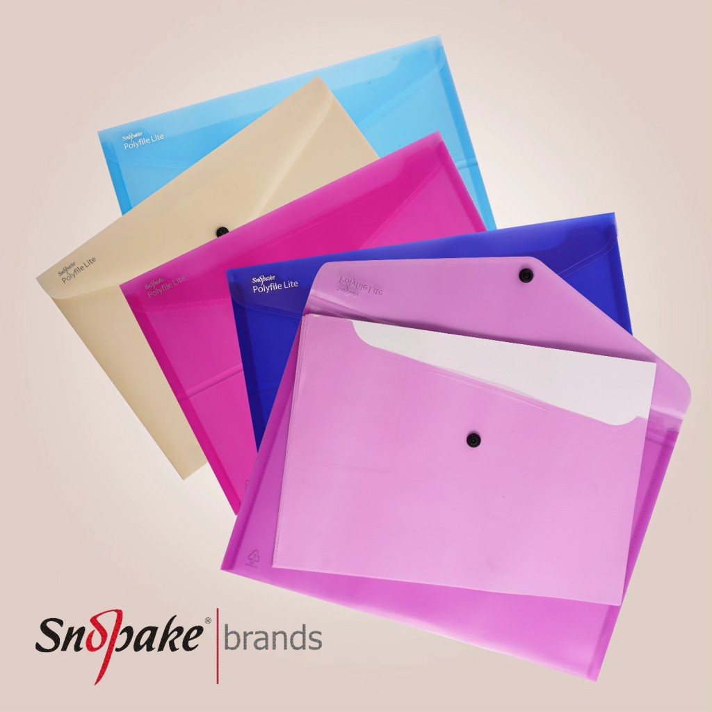 Above: Snopake’s filing and storage products are made to last.