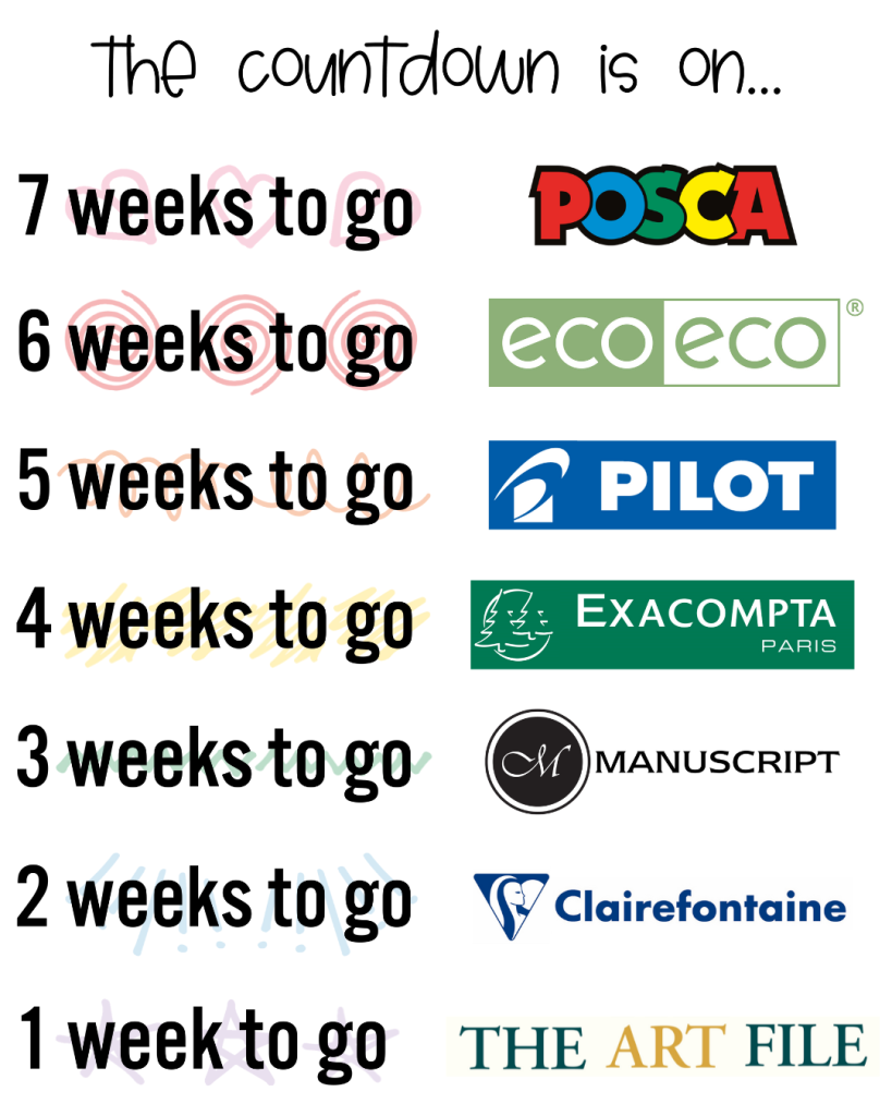 Above: The countdown sponsors for this year